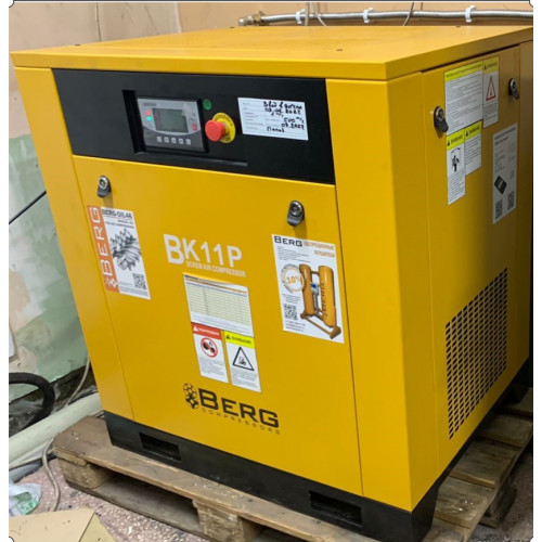 Винтовой компрессор BERG ВК-11РЕ 16 бар, IP54