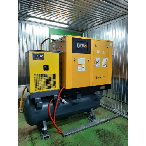 Винтовой компрессор BERG ВК-18.5-500 10 бар, IP54
