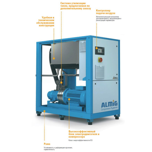 Винтовой компрессор ALMiG V-DRIVE 75/13