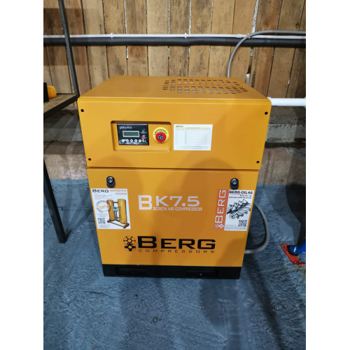 Винтовой компрессор BERG ВК-7.5 16 бар, IP54
