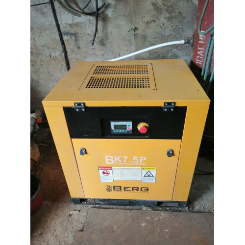 Винтовой компрессор BERG ВК-7.5Р 16 бар, IP54