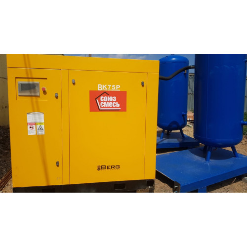 Винтовой компрессор BERG ВК-75РЕ 16 бар, IP54